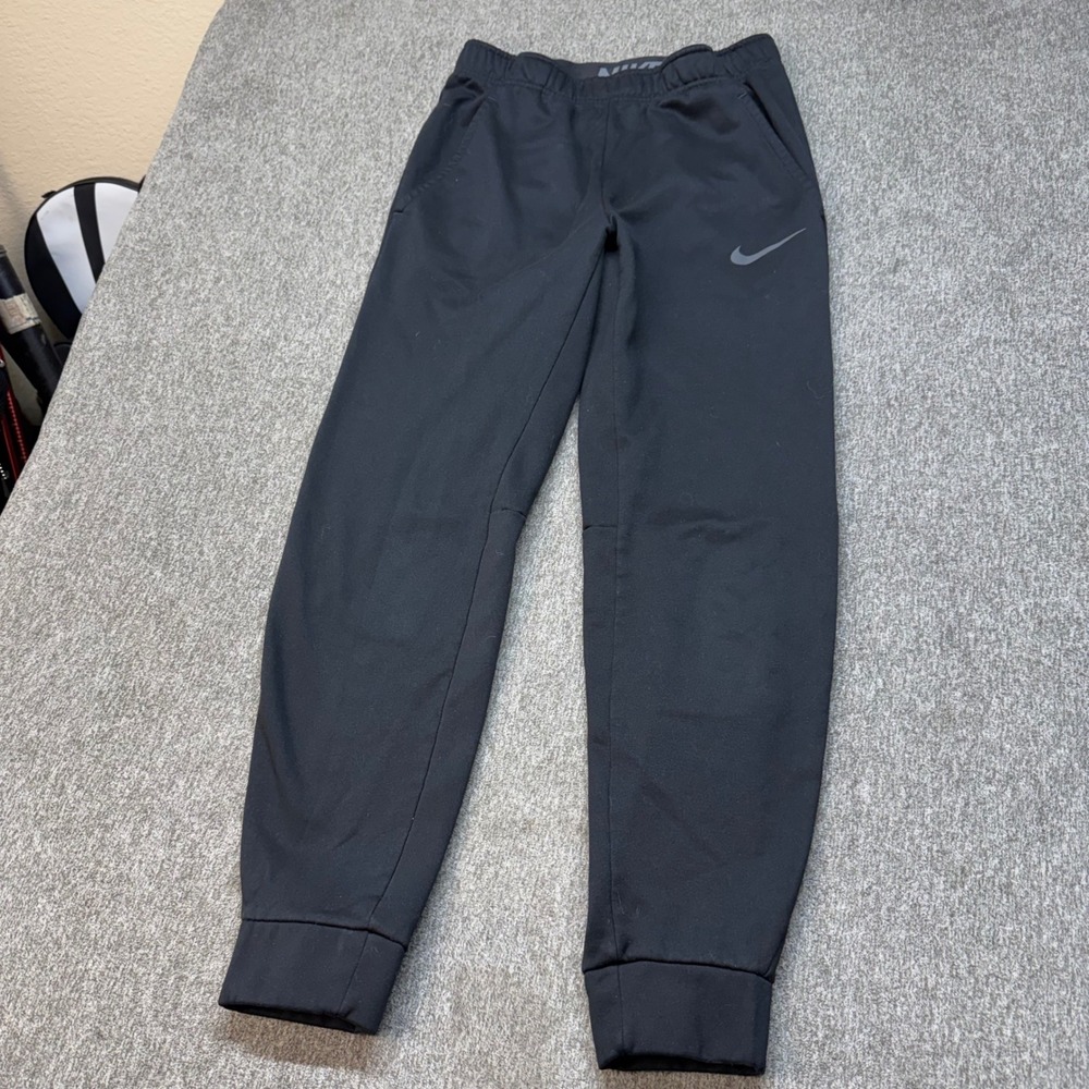 Nike Therma-FIT Mens Tapered Training Pants Black Joggers 932255-010 Small